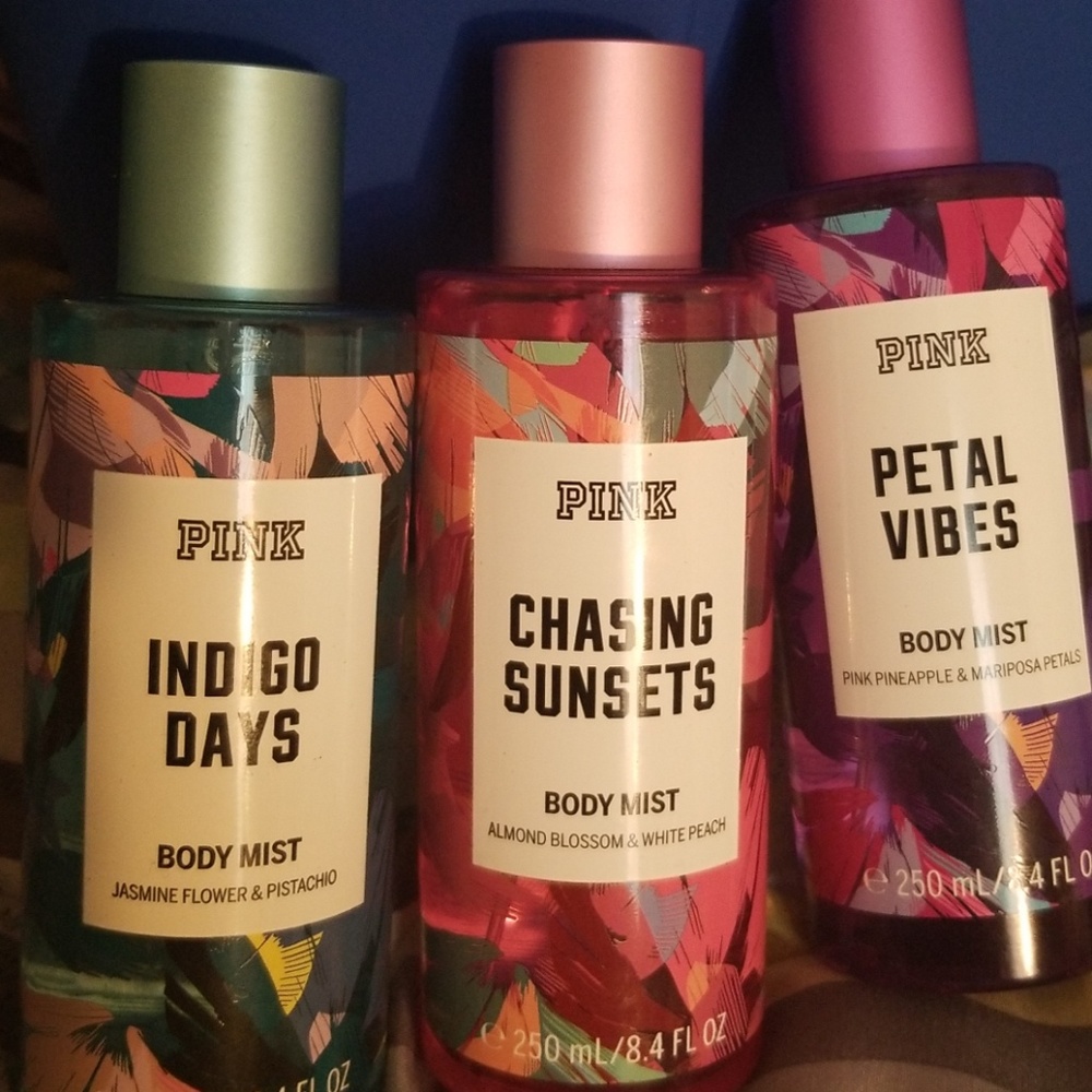 Pink body spray